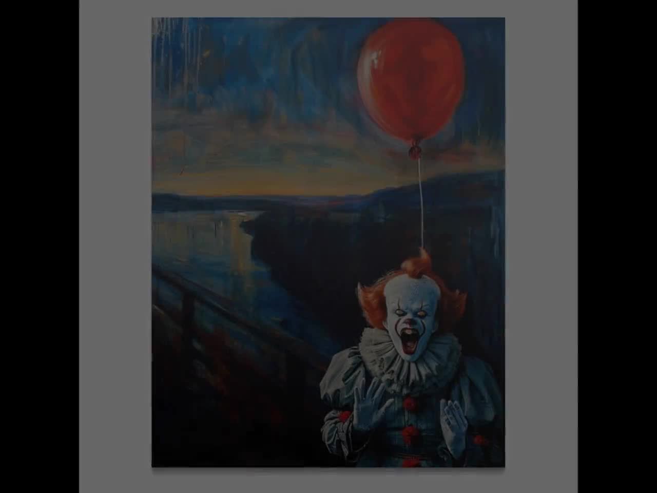 Creepy Clown Tree: An factory Uncanny Forest Ent Painting